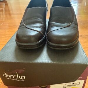 Dansko Women’s  Dark Brown Leather Loafers